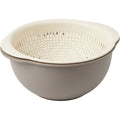 Selvag Double Layer Vegetable Washing Basket Cream 2 qt