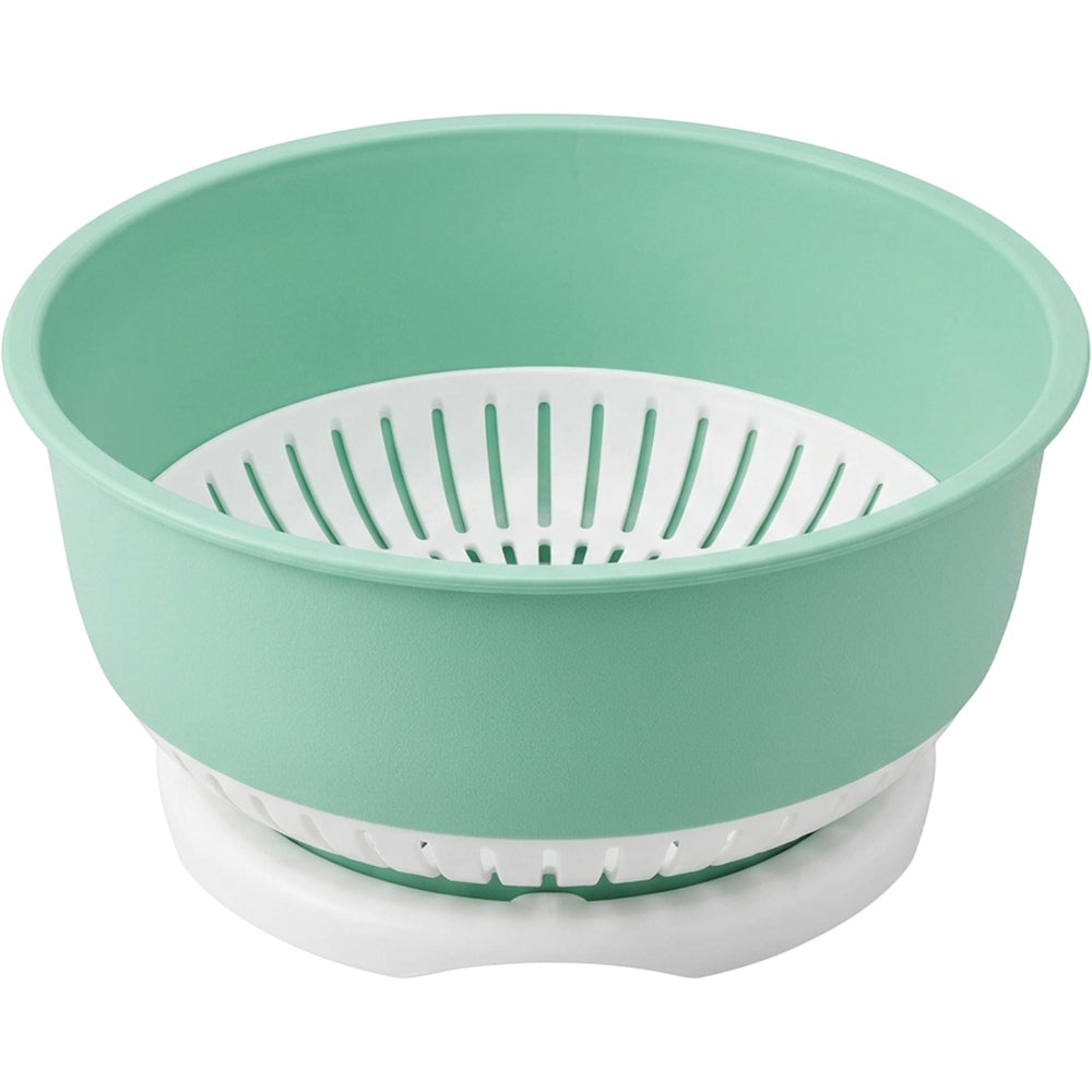 Selvag Rotating Produce Drain Basket Mint 10 in